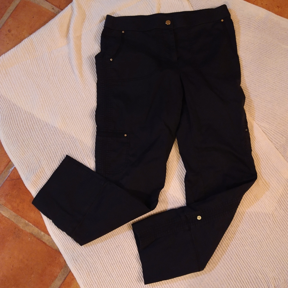 Chicos Cropped Stretch Chino Pants